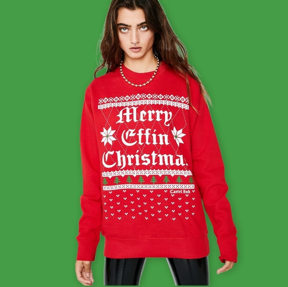 Cartel Ink Sweaters - 🎁 Bundle Deal! 3 Sweaters for $45 Cartel Ink MERRY EFFIN' CHRISTMAS SWEATER